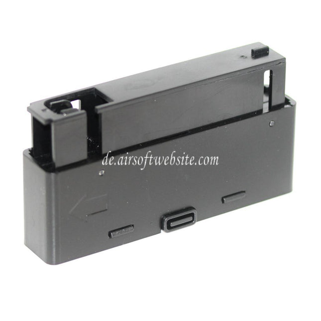 AIRSOFT WEBSITE 27rd Magazin Geeignet für Well MB06 APS SR2 Echo1 ASR SR-2 TSD SD98 Bolt Action Scharfschützengewehre Schwarz