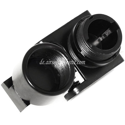 PPS M4 M16 Klappbarer Anschluss Adapter Geeignet für M870 Serie Schrotflinte Airsoft Schwarz