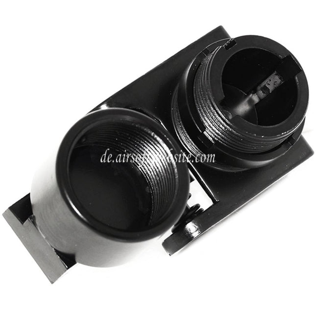 PPS M4 M16 Klappbarer Anschluss Adapter Geeignet für M870 Serie Schrotflinte Airsoft Schwarz
