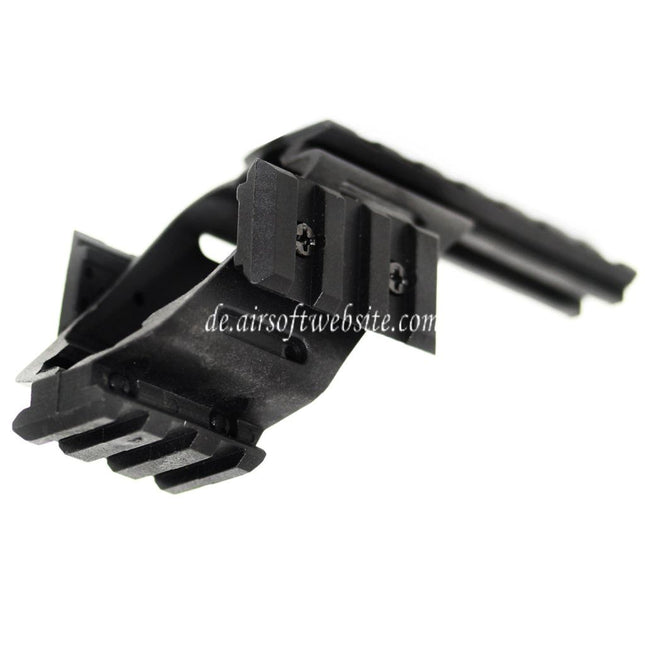 Airsoft Website 20mm Weaver Schienen Zielfernrohrmontage Basis Geeignet für WE KSC Tanaka Tokyo Marui G17 G18C Serie Pistolen Schwarz