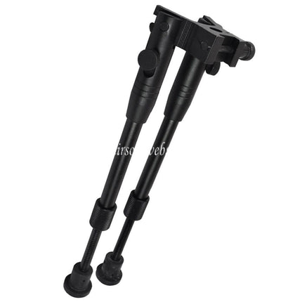Airsoft Website Verstellbares 8-10 Zoll Zweibein geeignet für 20mm Rail RIS Gewehre Schwarz