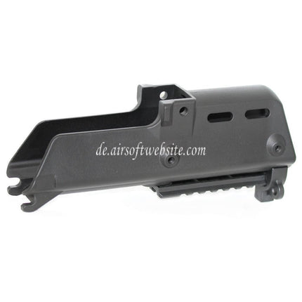 Golden Eagle Polymer Handschutz set mit 20mm Unterschiene Geeignet für Jing Gong JG Golden Eagle G36C Serie AEG Gewehre Airsoft Schwarz