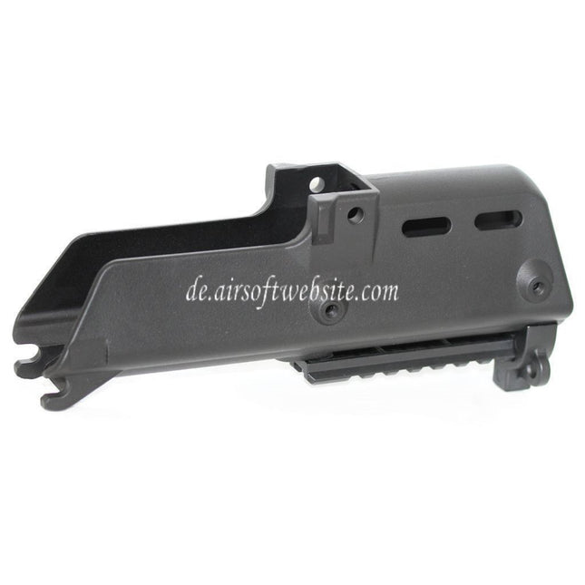 Golden Eagle Polymer Handschutz set mit 20mm Unterschiene Geeignet für Jing Gong JG Golden Eagle G36C Serie AEG Gewehre Airsoft Schwarz