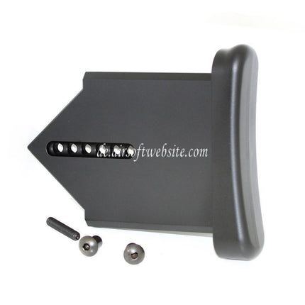 Golden Eagle Polymer Schaftkappenplatte Geeignet für Jing Gong JG Golden Eagle SL8 SL9 JG6689 JG6690 Serie Gewehre Airsoft Schwarz