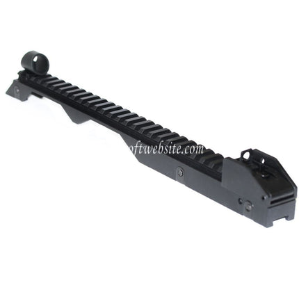 Golden Eagle 340mm Tragegriff an der oberen Schiene Geeignet für G36-Serie AEG Gewehre Airsoft Schwarz