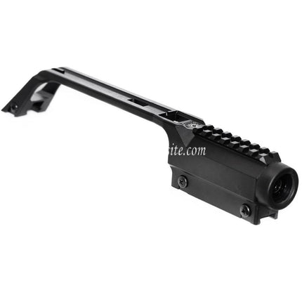 Golden Eagle Tragegriff integriert 3.5X Scope Geeignet für Classic Army Umarex WE G39 ARES JG Golden Eagle Echo1 CYMA Tokyo Marui G36 Serie Gewehre Airsoft Schwarz