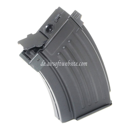Golden Eagle 230rd Hi-Cap Magazin Kurzer Typ geeignet für AK Serie AEG Gewehre Airsoft Schwarz