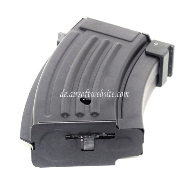 Golden Eagle 230rd Hi-Cap Magazin Kurzer Typ geeignet für AK Serie AEG Gewehre Airsoft Schwarz