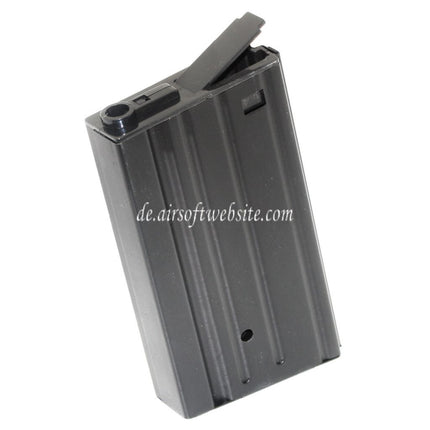 Golden Eagle 420rd Wicklung Hi-Cap Magazin Geeignet für JG Golden Eagle CYMA A&K G&P Tokyo Marui SR25 Serie AEG Gewehre Airsoft Schwarz