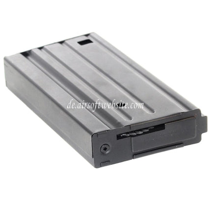 Golden Eagle 420rd Wicklung Hi-Cap Magazin Geeignet für JG Golden Eagle CYMA A&K G&P Tokyo Marui SR25 Serie AEG Gewehre Airsoft Schwarz