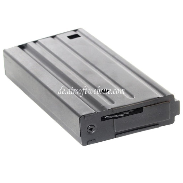 Golden Eagle 420rd Wicklung Hi-Cap Magazin Geeignet für JG Golden Eagle CYMA A&K G&P Tokyo Marui SR25 Serie AEG Gewehre Airsoft Schwarz