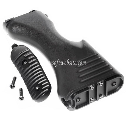 Golden Eagle Hochschlagfester Polymer Gewehrschaft Geeignet für JG Golden Eagle M240 Bravo AEG Gewehre Airsoft Schwarz