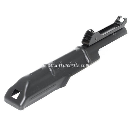 Golden Eagle 243mm Obere Empfängerabdeckung mit Kimme Geeignet für D-Boys JG Jing Gong Golden Eagle CYMA Tokyo Marui AKS74U Serie AEG Gewehre Airsoft Schwarz