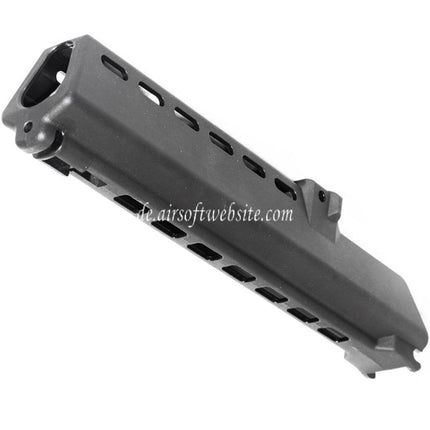 Golden Eagle 323mm Polymer Reinforced Handguard Geeignet für JG Golden Eagle Classic Army Tokyo Marui G36 G36K G36V SL8G36 Serie AEG Gewehre Airsoft Schwarz