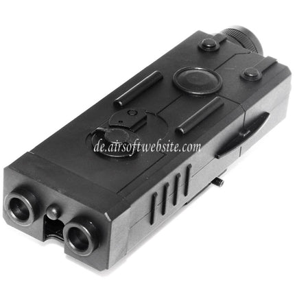 Golden Eagle QD 20mm Standard Schienenmontage PEQ Stil Batteriefach Box Schwarz