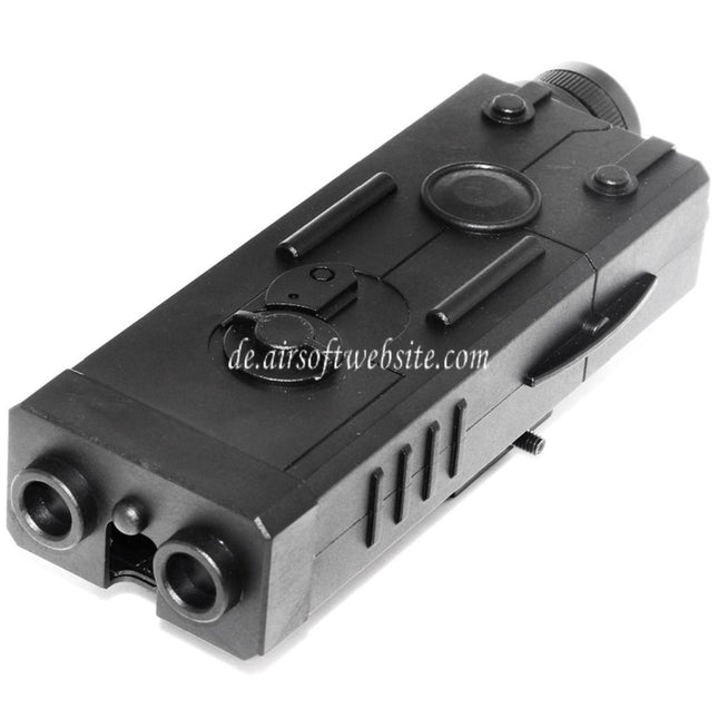 Golden Eagle QD 20mm Standard Schienenmontage PEQ Stil Batteriefach Box Schwarz