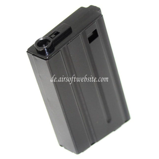 AIRSOFT WEBSITE 100rd Mid-Cap Magazin Geeignet für M16VN M4 M16 Serie AEG Gewehre Schwarz