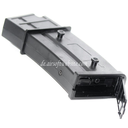 BATTLEAXE 430rd Hi-Cap Flash Magazin Geeignet für G36 Serie AEG Gewehre Airsoft Schwarz