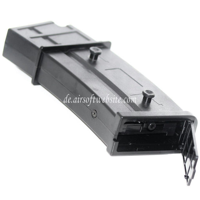 BATTLEAXE 430rd Hi-Cap Flash Magazin Geeignet für G36 Serie AEG Gewehre Airsoft Schwarz