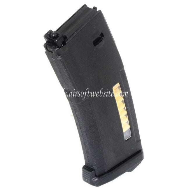 PTS 120rd EPM Mid-Cap Enhanced Polymer Magazin Geeignet für Systema PTW M4 M16 Serie Gewehre Airsoft Schwarz