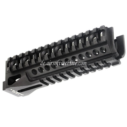 5KU CNC 160mm B-10M Stil Untere Handschutz Schienen System Geeignet für AK Serie AEG GBB Gewehre Airsoft Schwarz