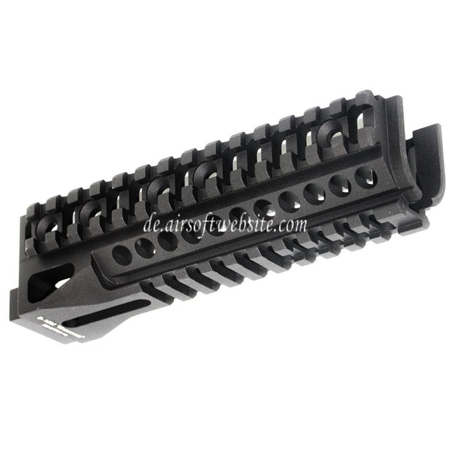 5KU CNC 160mm B-10M Stil Untere Handschutz Schienen System Geeignet für AK Serie AEG GBB Gewehre Airsoft Schwarz