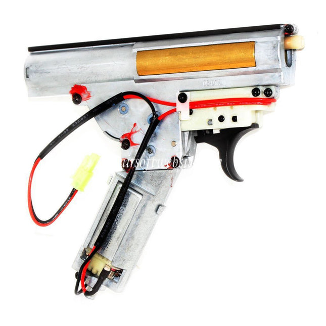 CYMA Komplettes Getriebeset mit Motor Geeignet fur M1A1 Serie AEG Gewehre Airsoft Hinten verkabelt