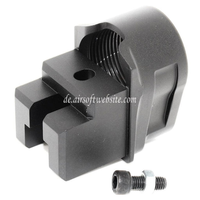 Airsoft Website Metall schaftadapter (Umbau von AK auf M4 Schaft) Schwarz