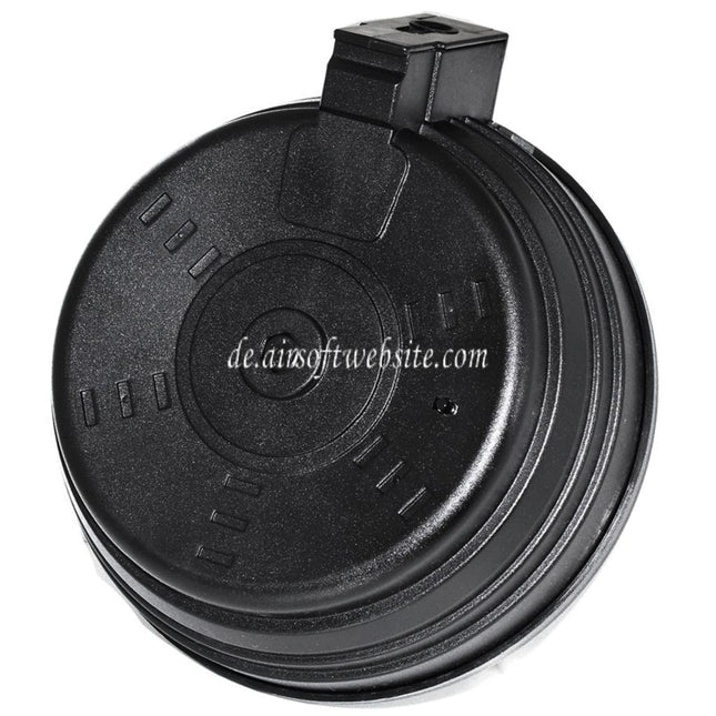 BATTLEAXE 3500rd Elektrisch Trommelmagazin Geeignet für AK Serie AEG Gewehre Airsoft Schwarz