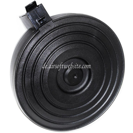 BATTLEAXE 3500rd Elektrisch Trommelmagazin Geeignet für AK Serie AEG Gewehre Airsoft Schwarz