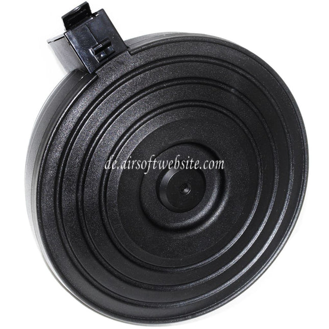 BATTLEAXE 3500rd Elektrisch Trommelmagazin Geeignet für AK Serie AEG Gewehre Airsoft Schwarz
