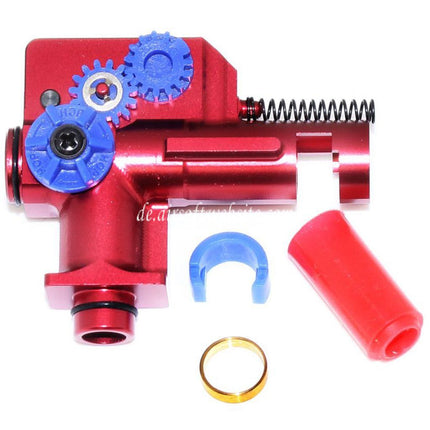 SHS CNC Aluminium Einteiliges Hop Up Kammer Set Geeignet für V2 Getriebe Version 2 M4 M16 Serie AEG Gewehre Airsoft