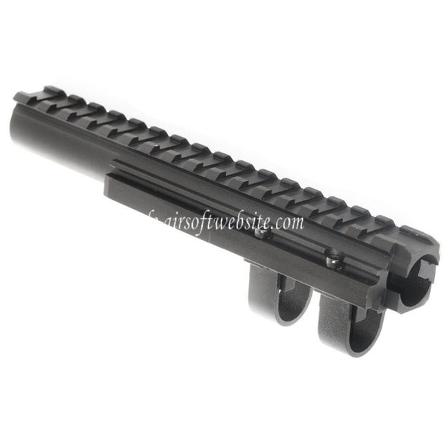 Golden Eagle 20mm Oberes Handschutzschienensystem Geeignet für Jing Gong JG Golden Eagle AK Serie AEG-Gewehre Airsoft Schwarz