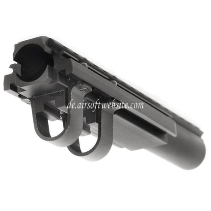 Golden Eagle 20mm Oberes Handschutzschienensystem Geeignet für Jing Gong JG Golden Eagle AK Serie AEG-Gewehre Airsoft Schwarz