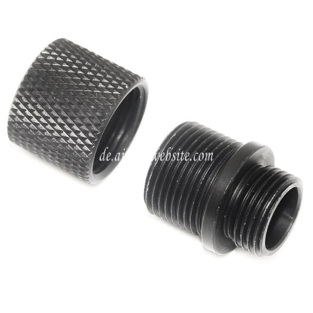APS Lauf Schalldämpfer Kompensator Adapter Geeignet für Tokyo Marui APS G17 -12mm -14mm CCW gegen den Uhrzeigersinn