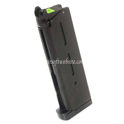 APS 25rd Turbo Magazin Geeignet für ARMY/DOUBLE BELL/E&C/Tokyo Marui 1911 APS Marcux Crxius Serie GBB Pistolen Airsoft Schwarz