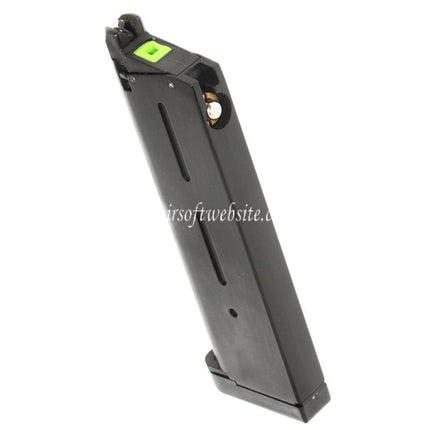 APS 25rd Turbo Magazin Geeignet für ARMY/DOUBLE BELL/E&C/Tokyo Marui 1911 APS Marcux Crxius Serie GBB Pistolen Airsoft Schwarz