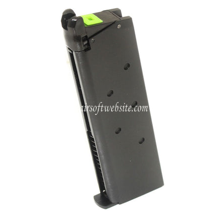 APS 25rd Military Stil Turbo Magazin Geeignet für ARMY/DOUBLE BELL/E&C/Tokyo Marui 1911 APS Marcux Crxius Serie GBB Pistolen Airsoft Schwarz