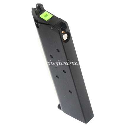 APS 25rd Military Stil Turbo Magazin Geeignet für ARMY/DOUBLE BELL/E&C/Tokyo Marui 1911 APS Marcux Crxius Serie GBB Pistolen Airsoft Schwarz