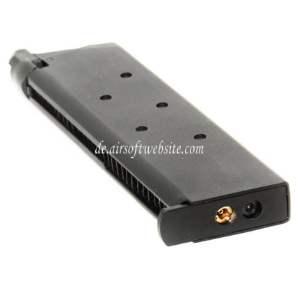 APS 25rd Military Stil Turbo Magazin Geeignet für ARMY/DOUBLE BELL/E&C/Tokyo Marui 1911 APS Marcux Crxius Serie GBB Pistolen Airsoft Schwarz