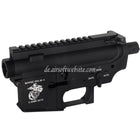 E&C Marine M4A1 Metallgehäuse Empfänger Set (Laser Logo) geeignet für E&C Tokyo Marui M4 M16 Serie AEG Gewehre Airsoft Schwarz