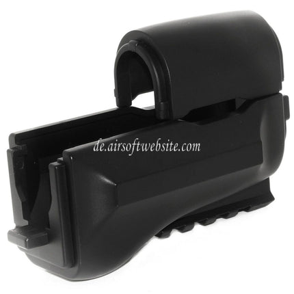 Airsoft Website 96mm Polymer Schiene Handschutz geeignet für AK Beta Serie AEG Gewehre Schwarz