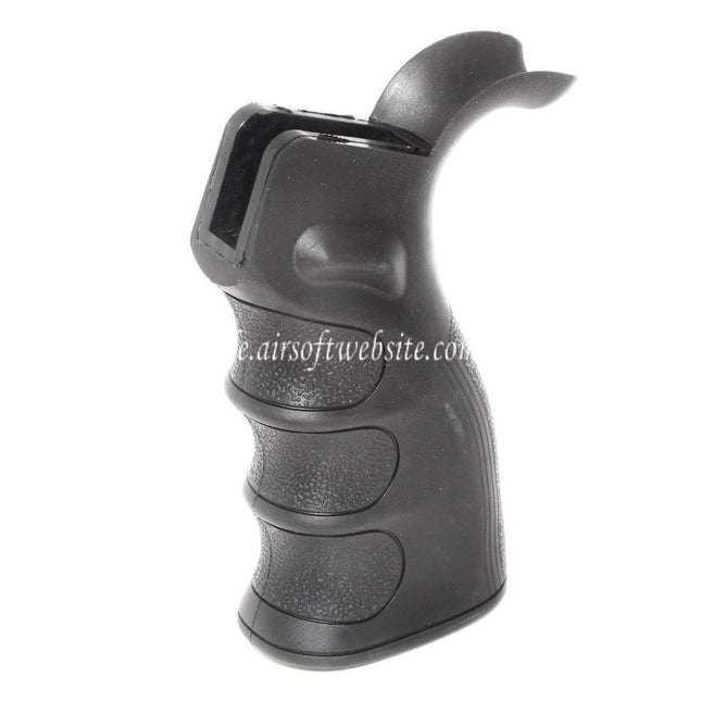 Airsoft Website Robuste Oberfläche und Fingerrillen Ergonomischer Pistolengriff Geeignet für M4 M16 GBB Gewehre Schwarz