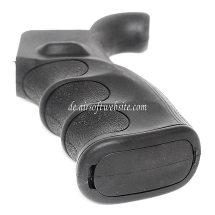 Airsoft Website Robuste Oberfläche und Fingerrillen Ergonomischer Pistolengriff Geeignet für M4 M16 GBB Gewehre Schwarz