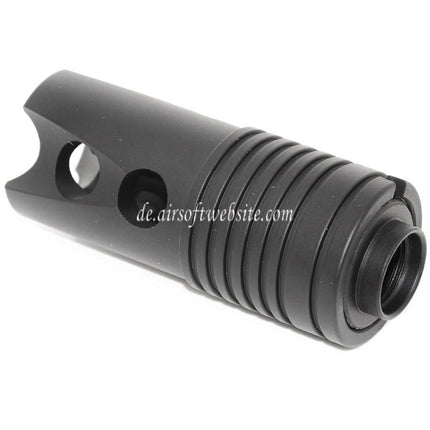 CYMA Strike Mündungsfeuerdämpfer Geeignet für -14mm CCW Gegen den Uhrzeigersinn Lauf Gewehre Airsoft Schwarz