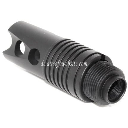 CYMA Strike Mündungsfeuerdämpfer Geeignet für -14mm CCW Gegen den Uhrzeigersinn Lauf Gewehre Airsoft Schwarz