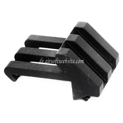 APS PER Phantom 2-Slots Versetzte 45 Grad 20mm Picatinny Schienenmontage Schwarz