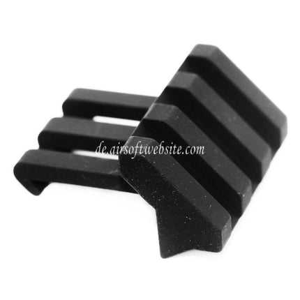 APS PER Phantom 3-Slots Versetzte 45 Grad 20mm Picatinny Schienenmontage Schwarz