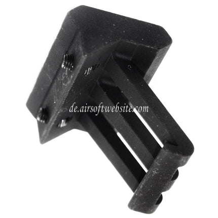 APS PER Phantom 3-Slots Versetzte 45 Grad 20mm Picatinny Schienenmontage Schwarz