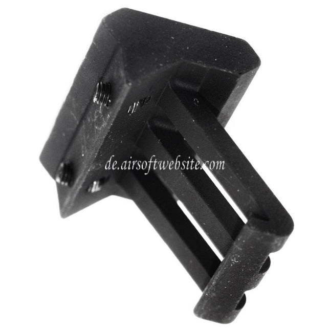 APS PER Phantom 3-Slots Versetzte 45 Grad 20mm Picatinny Schienenmontage Schwarz